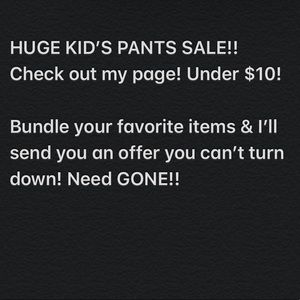 Children’s clothing sale! Same day shipping.